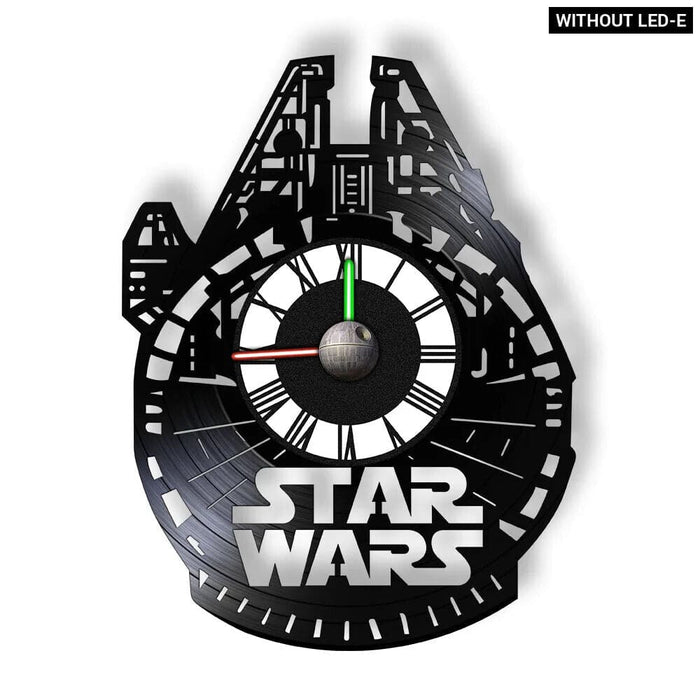 Galaxy Far Away Vinyl Record Wall Clock