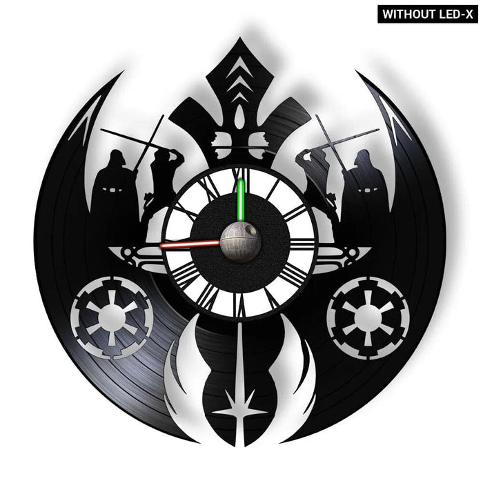 Galaxy Far Away Vinyl Record Wall Clock