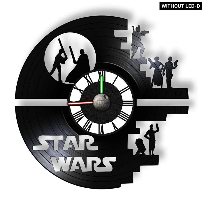 Galaxy Far Away Vinyl Record Wall Clock