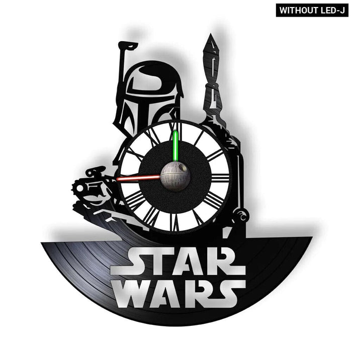 Galaxy Far Away Vinyl Record Wall Clock