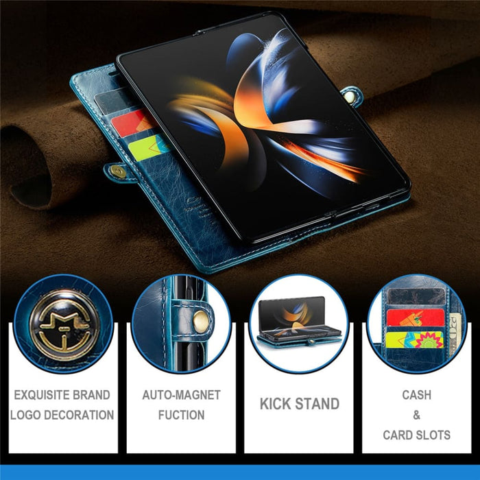 Galaxy z Fold 4 Cover For Samsung 5g Case Retro Pattern
