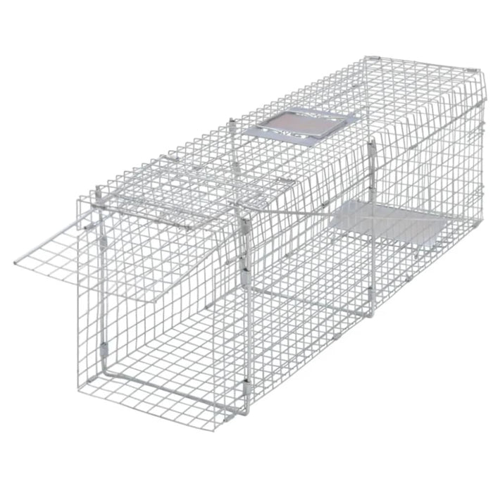 Galvanised Live Trap 100 Cm Oibxtn