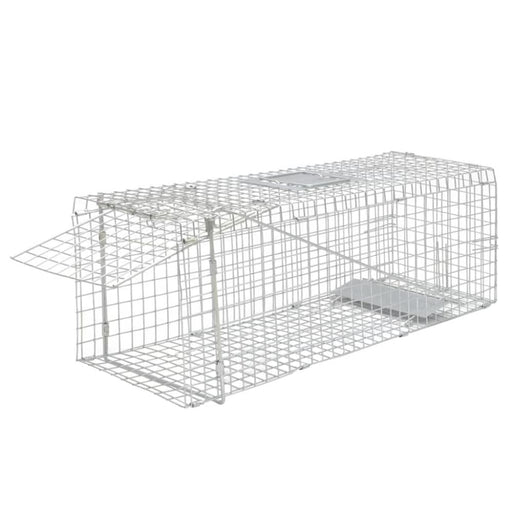 Galvanised Live Trap 80 Cm Oibxti