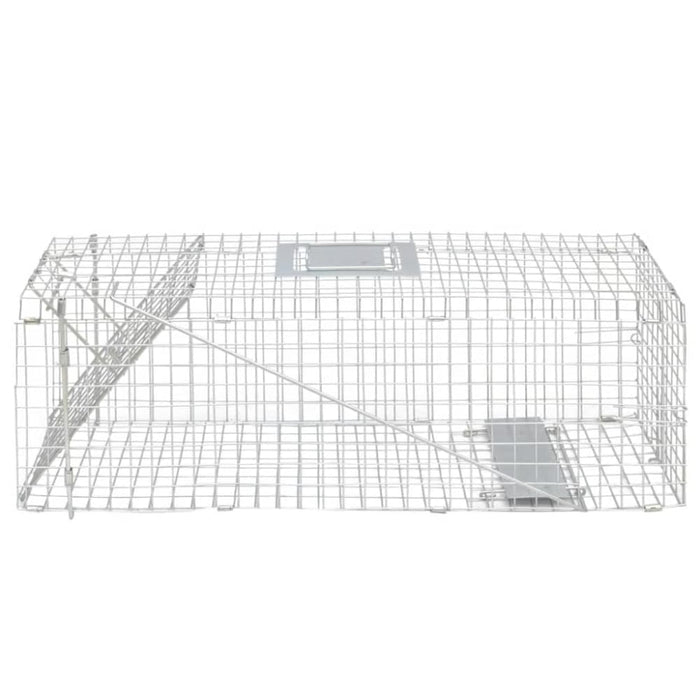 Galvanised Live Trap 80 Cm Oibxti