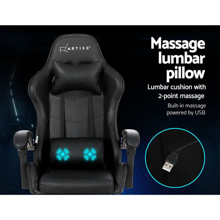 Gaming Chairs Massage Racing Recliner Leather Office Chair