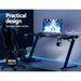 Gaming Desk Computer Desks Table Study Home Ofiice Rgb Led