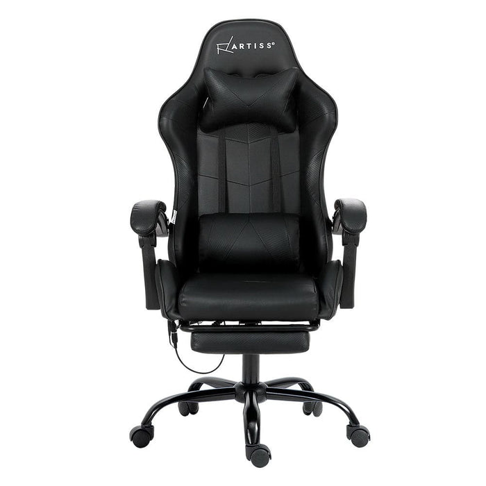 Gaming Office Chair Racing Massage Computer Seat Footrest