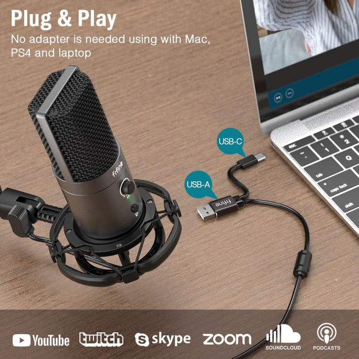 Usb C&a Gaming Streaming Microphone Kit