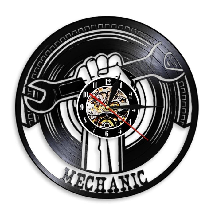 Garage Decorative Vinyl Record Led Wall Clock Modern