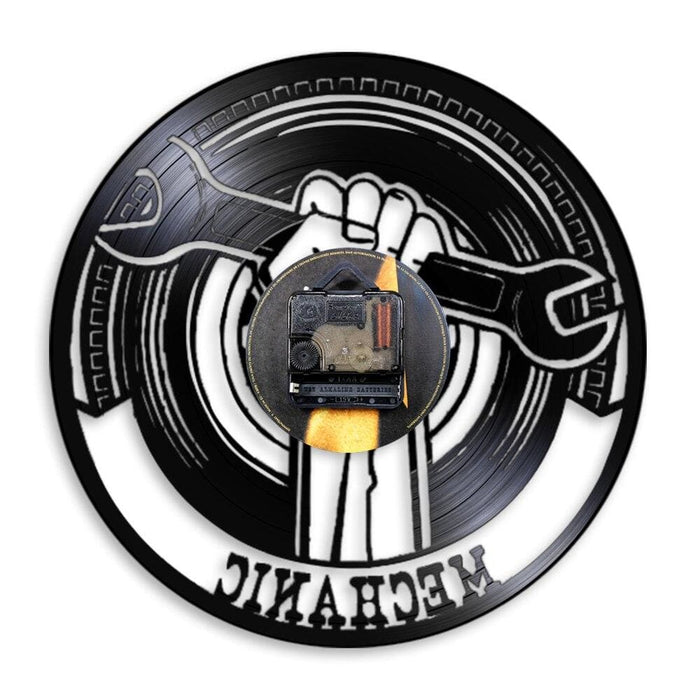 Garage Decorative Vinyl Record Led Wall Clock Modern