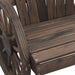 Garden Adirondack Chair 2-seater Solid Wood Fir Tlpbkl