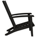 Garden Adirondack Chair Black Polypropylene Tlaolp