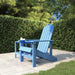 Garden Adirondack Chair Hdpe Aqua Blue Tonlab