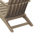 Garden Adirondack Chair Light Brown Polypropylene Tlaoll