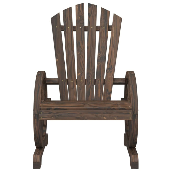 Garden Adirondack Chair Solid Wood Fir Tlpbkb