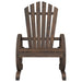 Garden Adirondack Chair Solid Wood Fir Tlpbkb