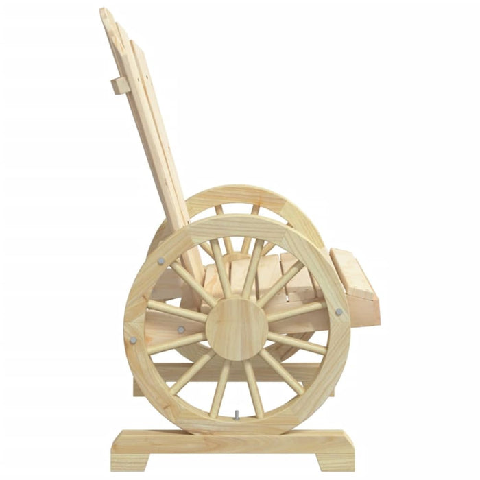 Garden Adirondack Chair Solid Wood Fir Tlpbnk