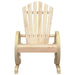 Garden Adirondack Chair Solid Wood Fir Tlpbnk