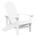 Garden Adirondack Chairs 2 Pcs Hdpe White Tbkplkx