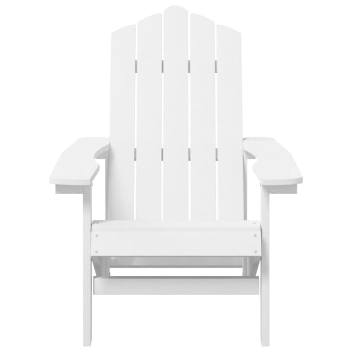 Garden Adirondack Chairs 2 Pcs Hdpe White Tbkplkx