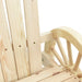 Garden Adirondack Chairs 2 Pcs Solid Wood Fir Tlpbko