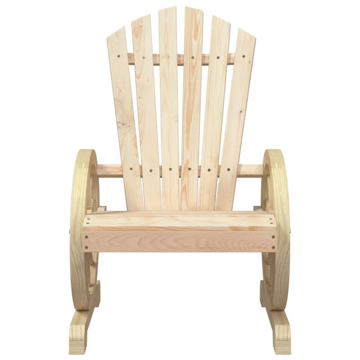 Garden Adirondack Chairs 2 Pcs Solid Wood Fir Tlpbko