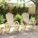 Garden Adirondack Chairs 2 Pcs Solid Wood Fir Tlpbko
