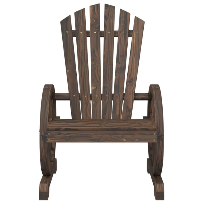 Garden Adirondack Chairs 2 Pcs Solid Wood Fir Tlpbkx