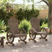 Garden Adirondack Chairs 2 Pcs Solid Wood Fir Tlpbkx