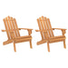 Garden Adirondack Chairs 2 Pcs Solid Wood Acacia Toapboa