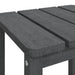 Garden Adirondack Table Anthracite 38x38x46 Cm Hdpe Tonlax