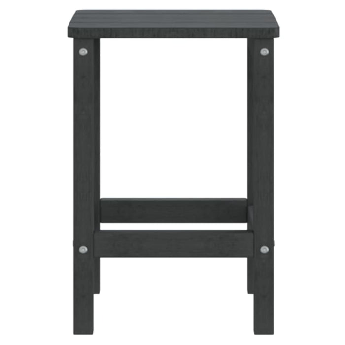 Garden Adirondack Table Anthracite 38x38x46 Cm Hdpe Tonlax