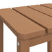 Garden Adirondack Table Brown 38x38x46 Cm Hdpe Tonlat