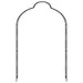 Garden Arch Black 150x34x240 Cm Iron Aibkp