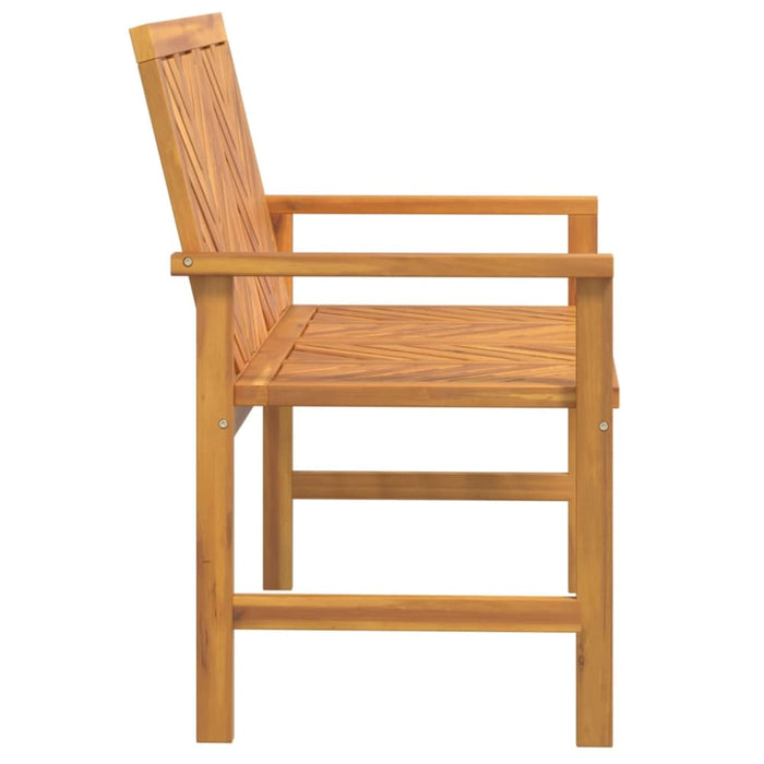 Garden Bench 109 Cm Solid Wood Acacia Tlxxta