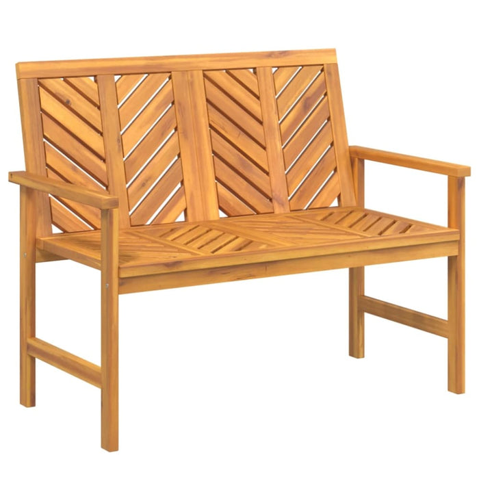 Garden Bench 109 Cm Solid Wood Acacia Tlxxta