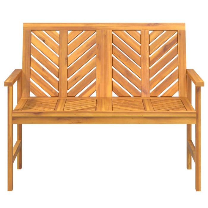 Garden Bench 109 Cm Solid Wood Acacia Tlxxta