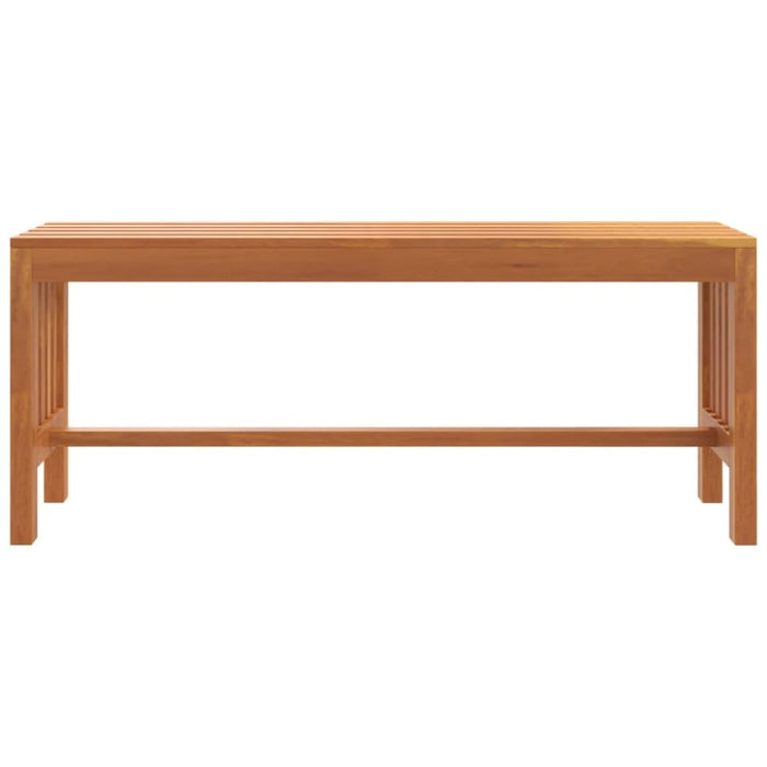 Garden Bench 110 Cm Solid Wood Eucalyptus Tltxnn