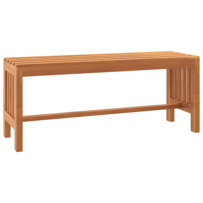 Garden Bench 110 Cm Solid Wood Eucalyptus Tltxnn