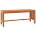 Garden Bench 110 Cm Solid Wood Eucalyptus Tltxnn