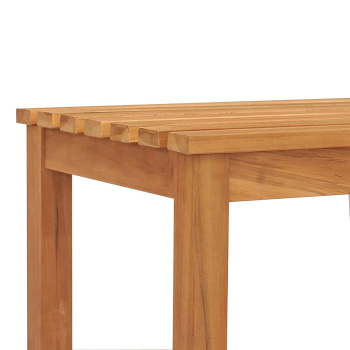 Garden Bench 114 Cm Solid Teak Wood Tollxl