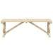 Garden Bench 115 Cm Solid Wood Fir Tlpooo