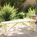 Garden Bench 115 Cm Solid Wood Fir Tlpooo
