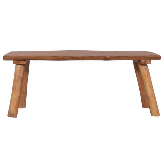 Garden Bench 120 Cm Solid Teak Wood Xnnnoi