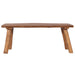 Garden Bench 120 Cm Solid Teak Wood Xnnnoi