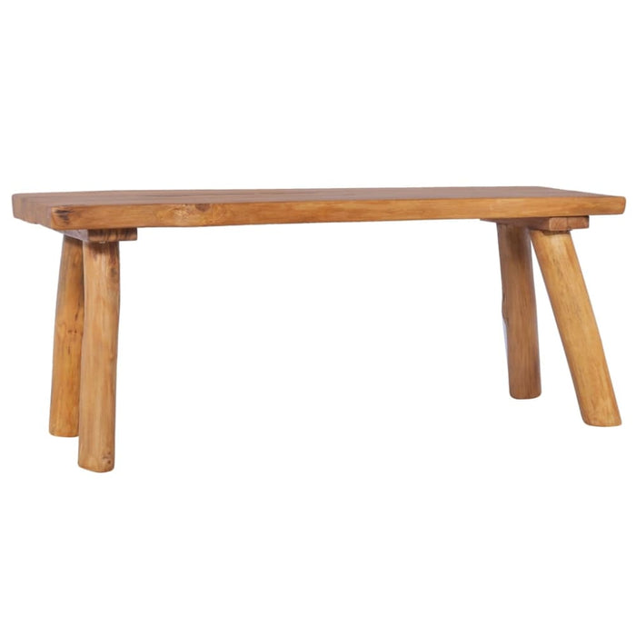 Garden Bench 120 Cm Solid Teak Wood Xnnnoi