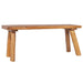 Garden Bench 120 Cm Solid Teak Wood Xnnnoi