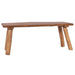 Garden Bench 120 Cm Solid Teak Wood Xnnnoi