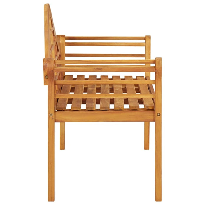 Garden Bench 125 Cm Solid Wood Acacia Tonppb