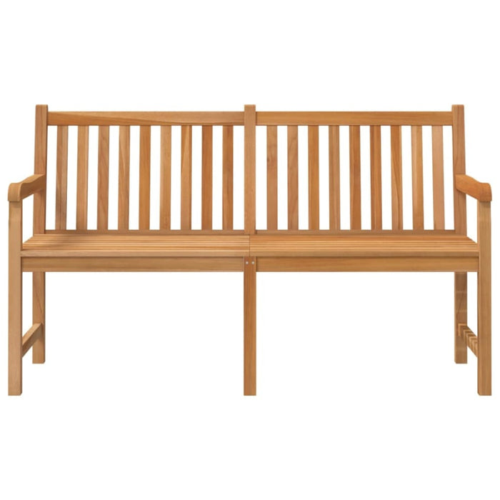 Garden Bench 150 Cm Solid Teak Wood Tollxt